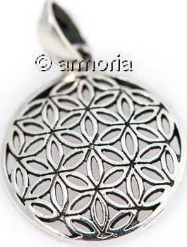 Vente bijou Pendentif Fleur de Vie en bronze