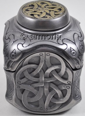 Boite Celtique décorée d'entrelacs aspect métal 