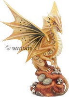 Figurine Grand Dragon du Désert "Desert Dragon" de Anne Stokes 