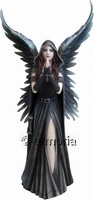 Figurine Gothique Ange noir "Harbinger" par Anne Stokes 