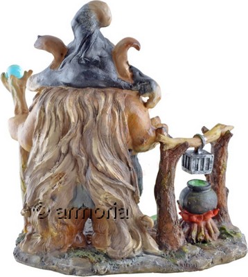 Figurine Troll Gobelin Magicien et son Chaudron