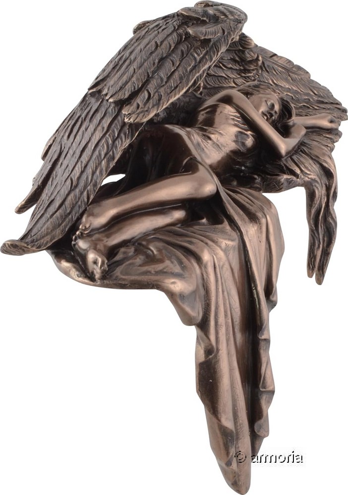 Figurine ange endormie pour bord d'étagère marque Veronese