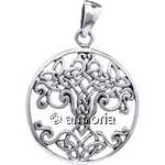 Pendentif Arbre de Vie avec Entrelacs en argent 