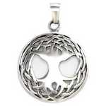 Pendentif Arbre de Vie Celte en argent, 2.5 cm