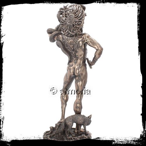 Figurine Grand Cernunnos aspect bronze 