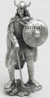 Figurine Guerrier Viking  avec Hache en Etain Marque Veronese