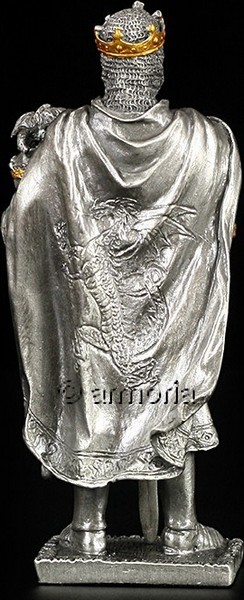 Figurine Roi Arthur en étain marque Veronese 