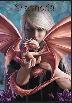 Carte Postale Dragonkin de Anne Stokes