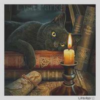 Carte postale Witching Hour de Lisa Parker, carrée