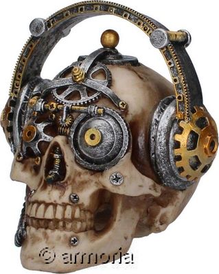 Crâne steampunk Techno Talk