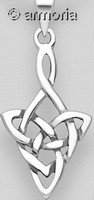 Pendentif Triquetra en argent, 2.8 cm