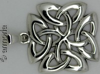 Pendentif Noeud Celte en argent, 2.4 cm