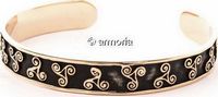 Bracelet Celte avec Triskels en bronze 