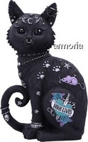 Figurine Chat noir à neuf Vies 