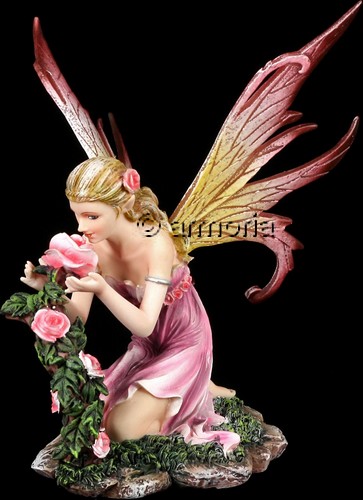 Figurine Fée Rosalyne avec roses 