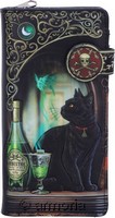Portefeuille en relief Chat noir et Fée Verte "Absinthe" de Lisa Parker 
