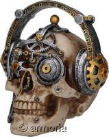 Crâne steampunk Techno Talk