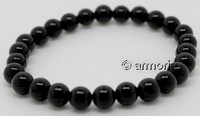 Bracelet de Perles en Onyx 6 mm Taille Small 