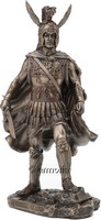 Figurine Alexandre Le Grand aspect bronze Marque Veronese