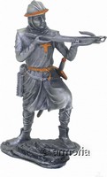 Figurine Arbalétrier médiéval en Etain 