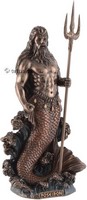 Figurine dieu grec Poséidon marque Veronese 