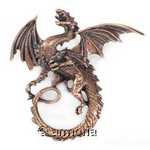 Pendentif Dragon du Feu en bronze 