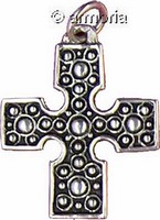 Pendentif Celte "Croix Celte Carrée" Marque Toulhoat en argent