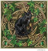 Carte postale Pentagram Cat de Lisa Parker