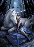 Carte Postale Blue Moon de Anne Stokes