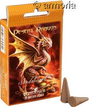 Cônes d'encens Sandalwood, Desert Dragon