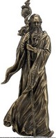 Figurine de Merlin aspect bronze marque Veronese