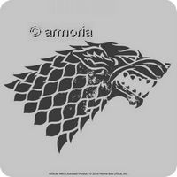 6 Sous-verres Maison Stark - Game of Thrones