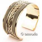 Bracelet Viking large grande taille en bronze