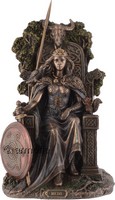 Figurine celte Reine Medb sur son Trône Marque Veronese