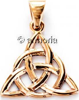 Pendentif Celte Triquetra en bronze 