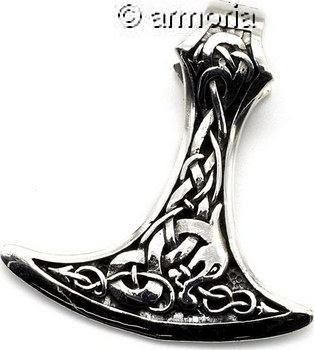 Pendentif Lame de Hache Viking Mammen en argent 