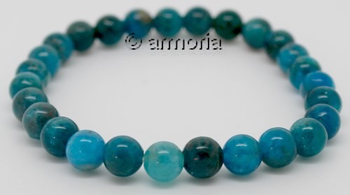 Bracelet de Perles en Apatite 6 mm Taille Small 
