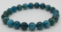 Bracelet de Perles en Apatite bleue 8 mm Taille Medium 