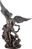 Figurine Archange Saint-Michel terrassant le Dragon marque Veronese