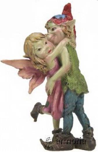 Figurine Couple de Pixies dansant