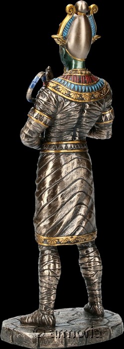 Figurine Dieu Egyptien Osiris aspect bronze Marque Veronese 