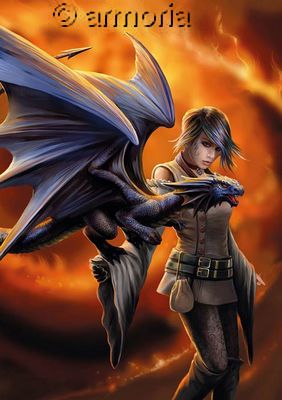 Carte Postale Dragon Trainer de Anne Stokes