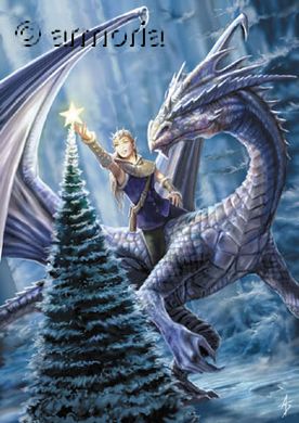 Carte Postale Winter Fantasy de Anne Stokes
