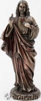 Figurine Jésus aspect bronze Marque Veronese 