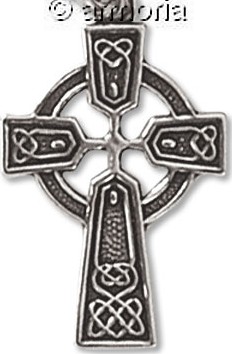 Pendentif Croix Celte  en argent, 3.2 cm
