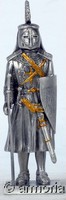 Figurine Chevalier en armure en Etain 