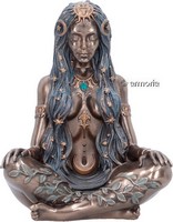 Figurine Déesse Céleste aspect bronze petit modèle 8,5 cm