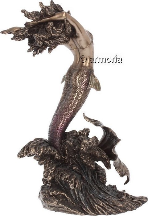 Figurine Déesse Yemaya sirène et reine du monde aquatique marque Veronese 