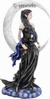 Figurine Elfe assise sur Lune "Solace" de Nene Thomas 