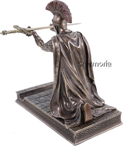 Figurine et ouvre-lettres Centurion Romain agenouillé marque Veronese